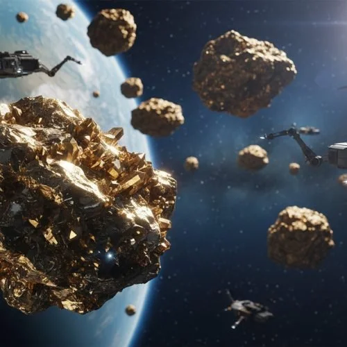 A Corrida do Ouro Espacial: Quem Serão os Primeiros Trilionários da Mineração de Asteroides?