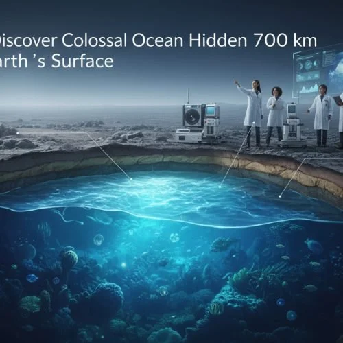 Cientistas descobrem um oceano colossal escondido a 700 km sob a superfície da Terra