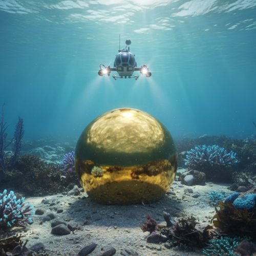 O Fim do Enigma: O Que Realmente Era a Bizarra ‘Esfera Dourada’ Encontrada no Fundo do Mar?
