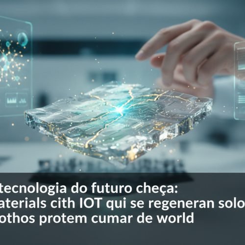 A tecnologia do futuro chegou: materiais com IoT que se regeneram sozinhos prometem mudar o mundo