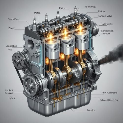 A Alquimia da Engenharia: Como o Motor a Combustão Transforma Combustível em Movimento e Quais Segredos a Ciência Revela