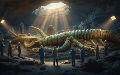 Nem Planta, Nem Animal: O Fóssil Gigante de 9 Metros que Desafia a Biologia