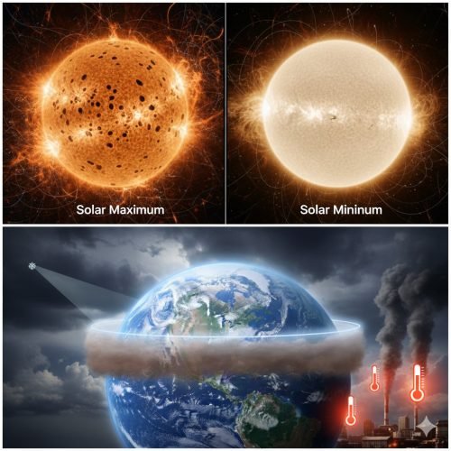 ☀️ O Sol Está “Dormindo”? Entenda o Mínimo Solar e Como Ele Afeta o Clima da Terra